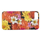 Floral Dahlia Flowers iPhone 8/7 Case (Back (Horizontal))