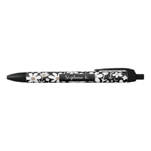 Floral Daisies Name Pen