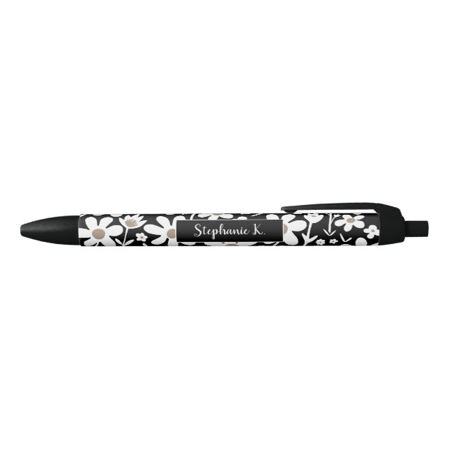 Floral Daisies Name Pen (Top)