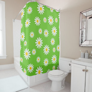 Floral Daisies Shower Curtain