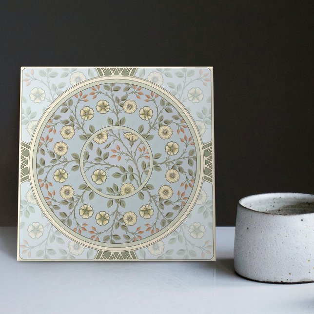 Floral Daisy Pattern by William Morris Ceramic Til Ceramic Tile (Creator Uploaded)