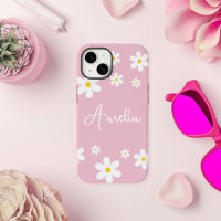 Floral Daisy Personalized iPhone Case