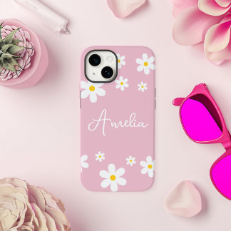 Floral Daisy Personalized iPhone Case