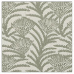 floral damask elegant vintage classic chic green fabric