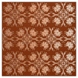 floral damask golden pattern fabric