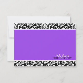 Floral Damask Notecards