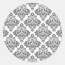 Floral damask ornament