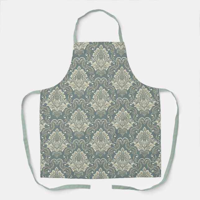 Floral/Damask Pattern Apron (Front)