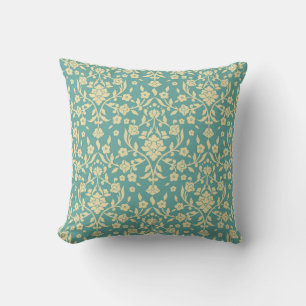 Floral/Damask Pattern Throw Pillow