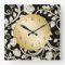 Floral Damask Wall Decor Clock