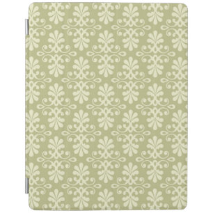 Floral damask wallpaper iPad smart cover