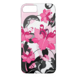Floral Damasks on Circles background iPhone 8/7 Case