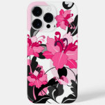 Floral Damasks on Circles background Case-Mate iPhone 14 Pro Max Case