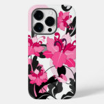 Floral Damasks on Circles background Case-Mate iPhone 14 Pro Case
