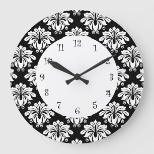Floral Danask Kitchen Wall Clocks