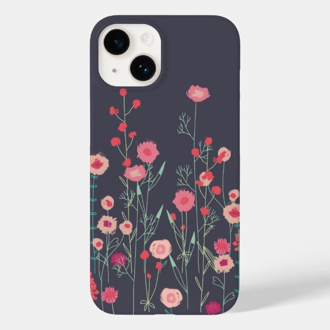 Floral Dark Boho Case-Mate iPhone Case (Back)