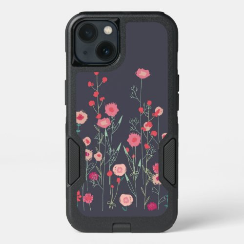 Floral Dark Boho iPhone 13 Case