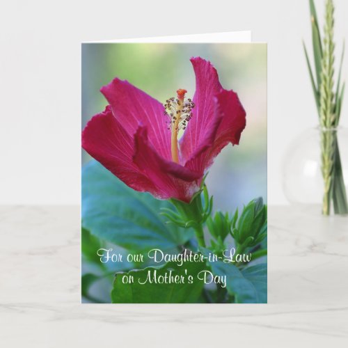 Floral Daughter_in_Law Mothers Day Card