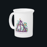 Floral Deathly Hallows Graphic Beverage Pitcher<br><div class="desc">HARRY POTTER™ | Check out this floral Deathly Hallows symbol!</div>