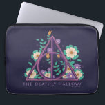 Floral Deathly Hallows Graphic Laptop Sleeve<br><div class="desc">HARRY POTTER™ | Check out this floral Deathly Hallows symbol!</div>