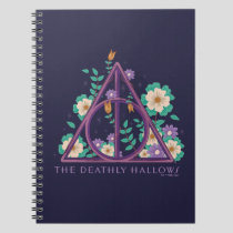 Floral Deathly Hallows Graphic Notebook