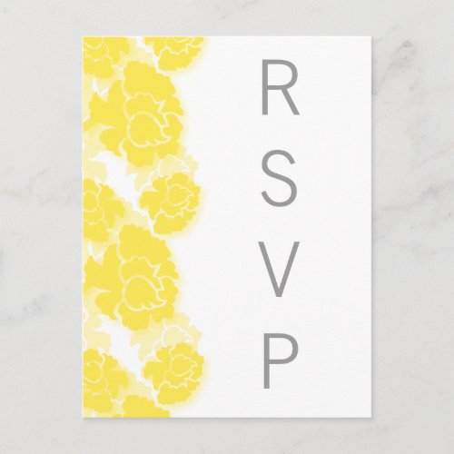 Floral Decadence RSVP Postcard