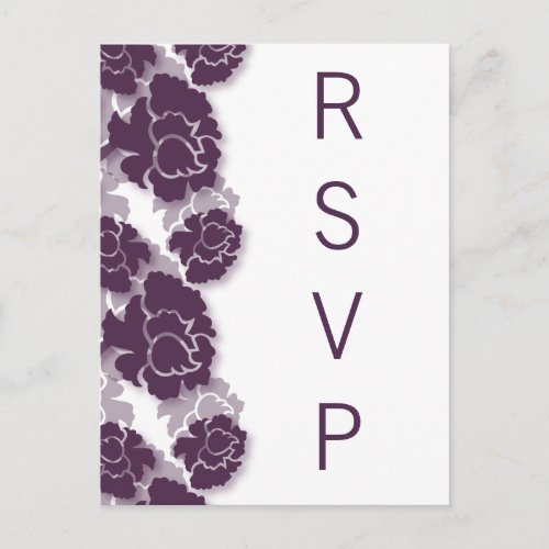 Floral Decadence RSVP Postcard