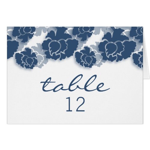Floral Decadence Table Card