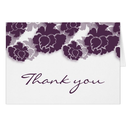 Floral Decadence Thank You Card