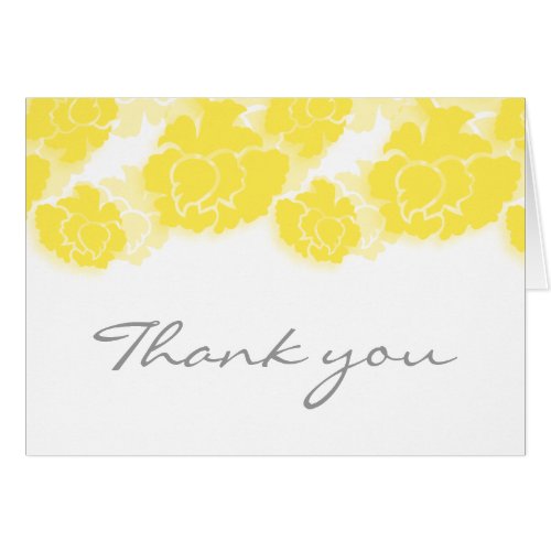 Floral Decadence Thank You Card