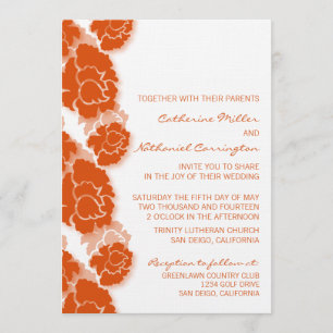 Floral Decadence Wedding Invitation