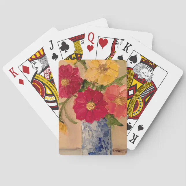 Floral Deck of Playing Cards | Zazzle
