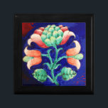 FLORAL DECOR Blue,Pink,Green Gift Box<br><div class="desc">Elegant , artistic vibrant flowers in pink, red, blue, green colors suitable for any special occasion.Whimsical, modern design, easily customizable with your text and initials for wedding ceremony, nuptial announcement, sweet 16 , thank you, gatherings, school graduations, Bat Mitzvah, romantic engagement showers, christmas, holiday , office , family reunions ,...</div>