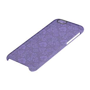 Floral decoration clear iPhone 6/6S case
