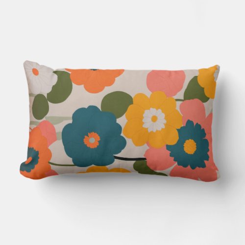 FLORAL DECORATIVE ACCENT PILLOWS IN MODERN MINIMAL