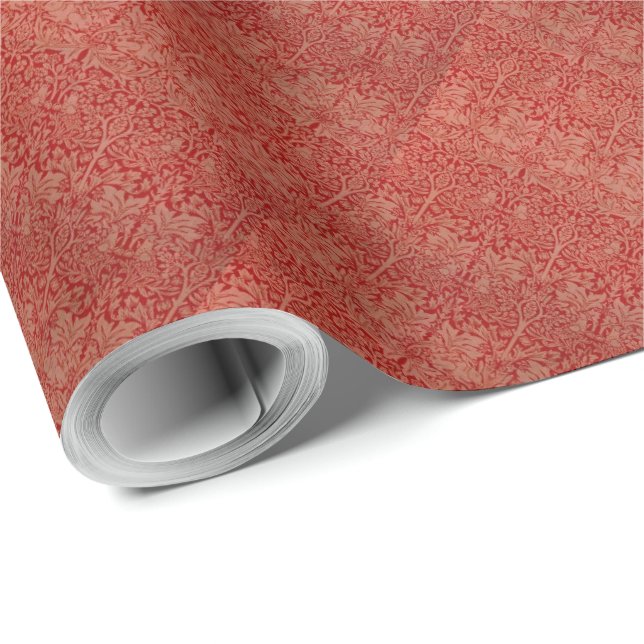 Floral Decorative Art Pattern William Morris Wrapping Paper (Roll Corner)