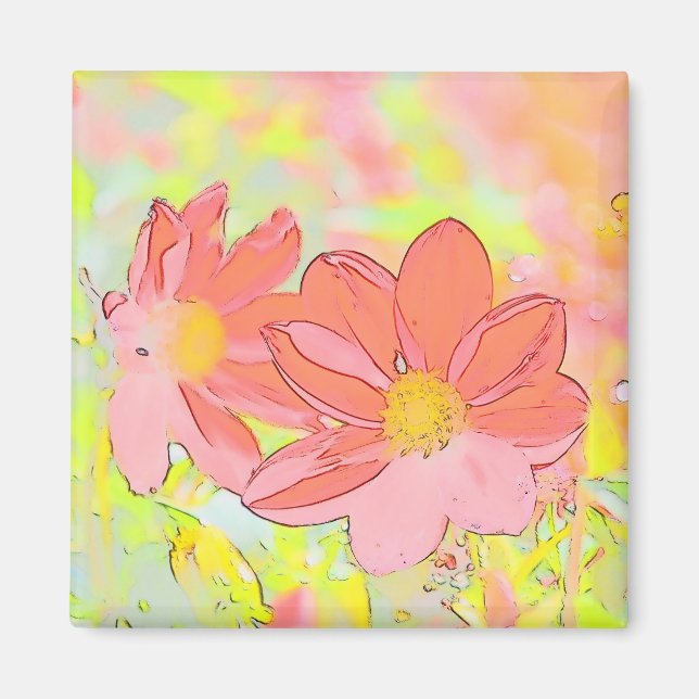 Floral Decorative Magnet (Front)