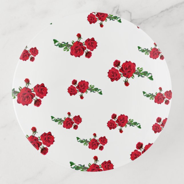 Floral Decorative Tray (Front)