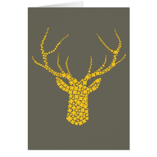 Floral Deer Antler Cards (Front)