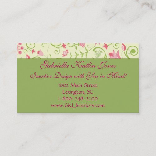 Floral Delight Business Card Templates