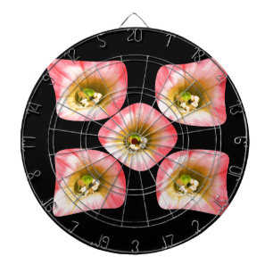 Floral Delight Dartboard With Darts