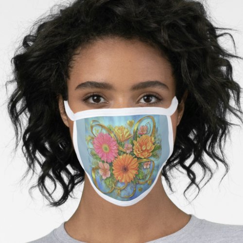 Floral delight face mask