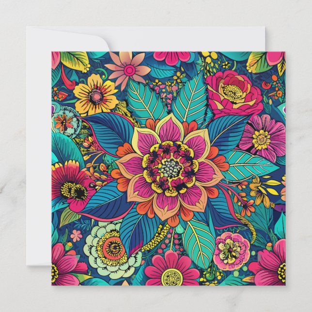 Floral Delight Invitation (Front)