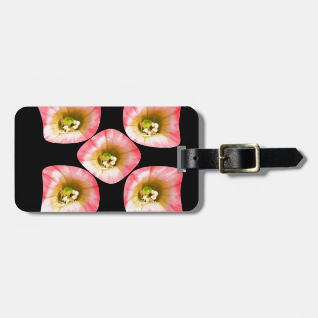 Floral Delight Luggage Tag (Front Horizontal)