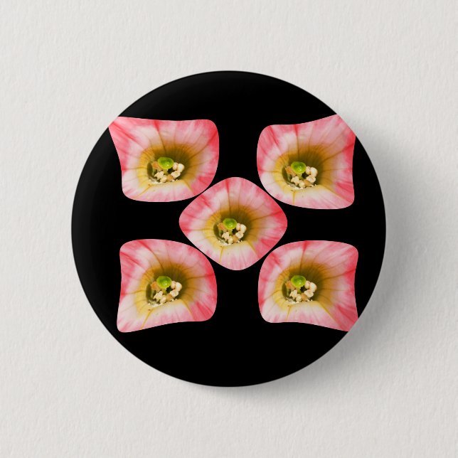 Floral Delight Pinback Button (Front)