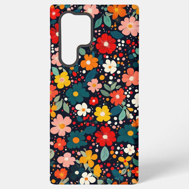 Floral Delight Samsung Galaxy Case (Back)