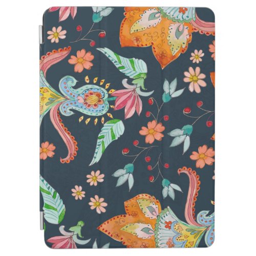 Floral Delight Watercolor Flower Texture iPad Air Cover