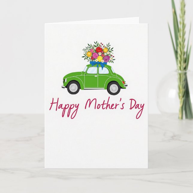 Floral Delivery Vehicle Card (Front)