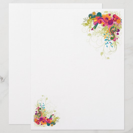 floral design (Front/Back)