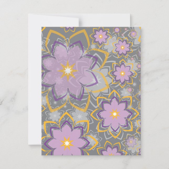 Floral Design 10 Note Card (Front)